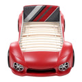 **Technische titel in het Nederlands: Auto-vorm kinderbed met houten lattenbodem**